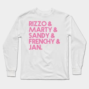 Pink Ladies Names List Long Sleeve T-Shirt